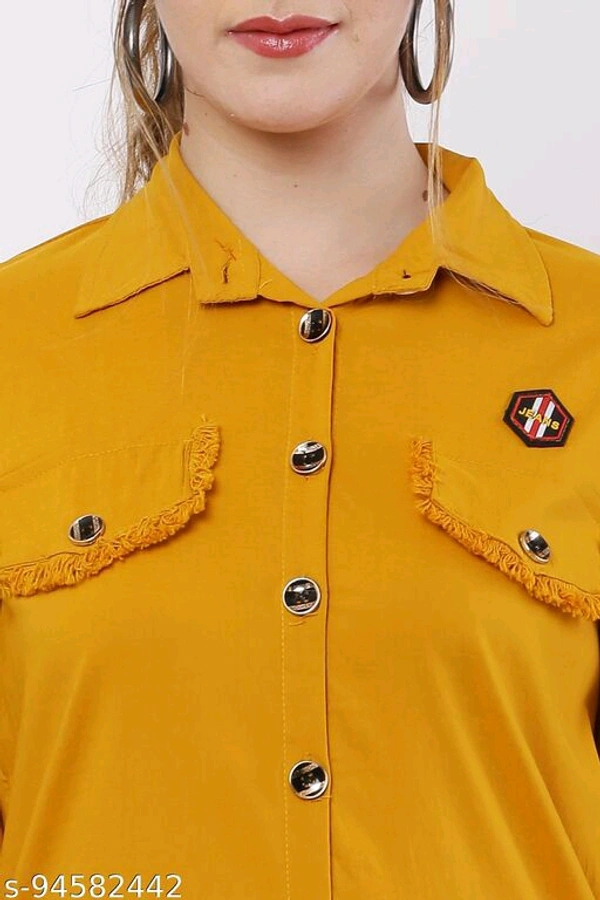 LACE _ SHIRT _ RANI COLOUR - Yellow, 13-14 Years
