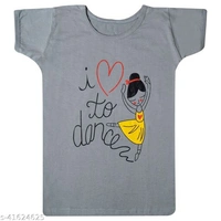 Girls Multicolor Cotton Tshirts Pack Of 5 - Multi Colour, 12-13 Years