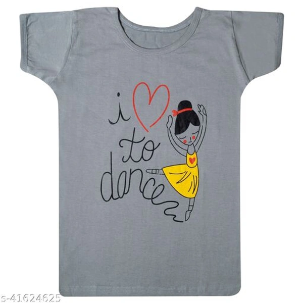 Girls Multicolor Cotton Tshirts Pack Of 5 - Multi Colour, 12-13 Years