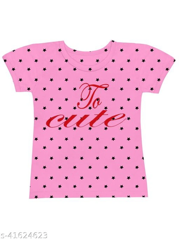 Girls Multicolor Cotton Tshirts Pack Of 5 - Multi Colour, 7-8 Years