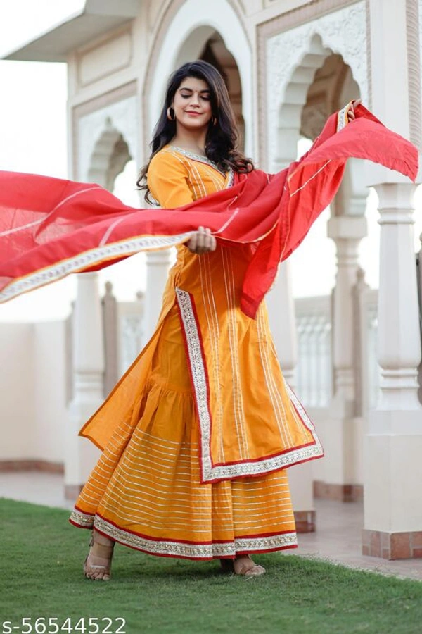 Trendy Petite Women Kurta Sets - Yellow, XS