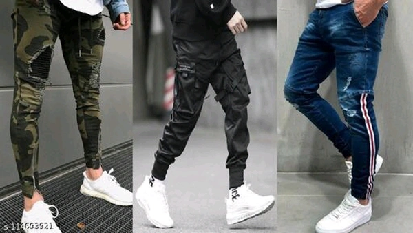 Masterly Weft White Colour Trendy Slim Fit jeans For Men - Black, 34