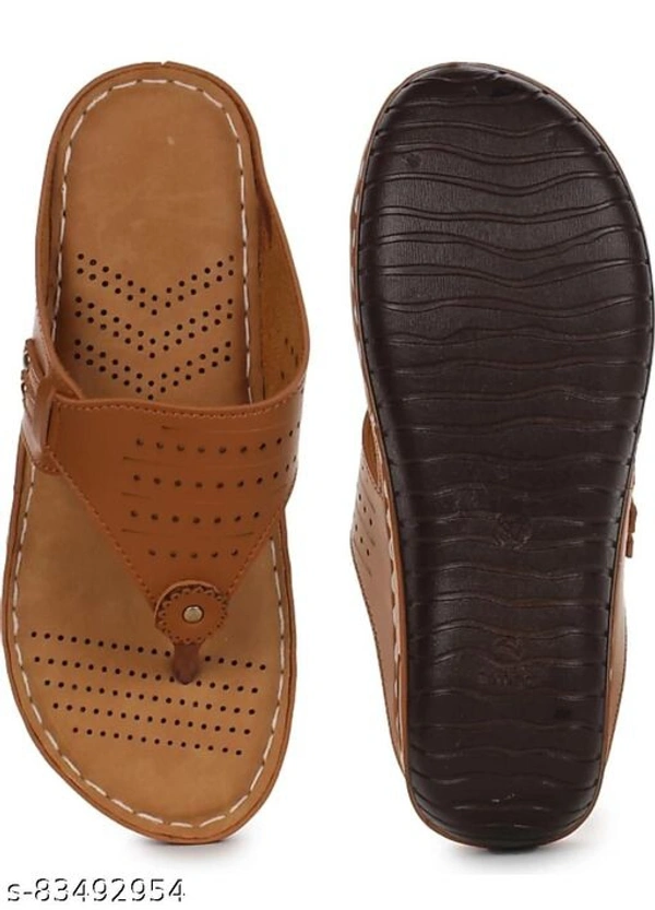 AADVIT WOMEN FLAT SANDALS - Brown, IND-4