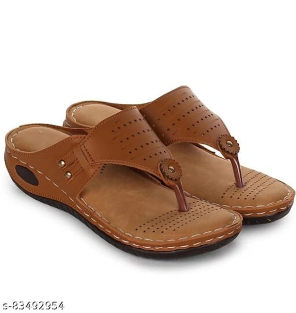 AADVIT WOMEN FLAT SANDALS - Brown, IND-5