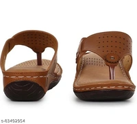 AADVIT WOMEN FLAT SANDALS - Brown, IND-7