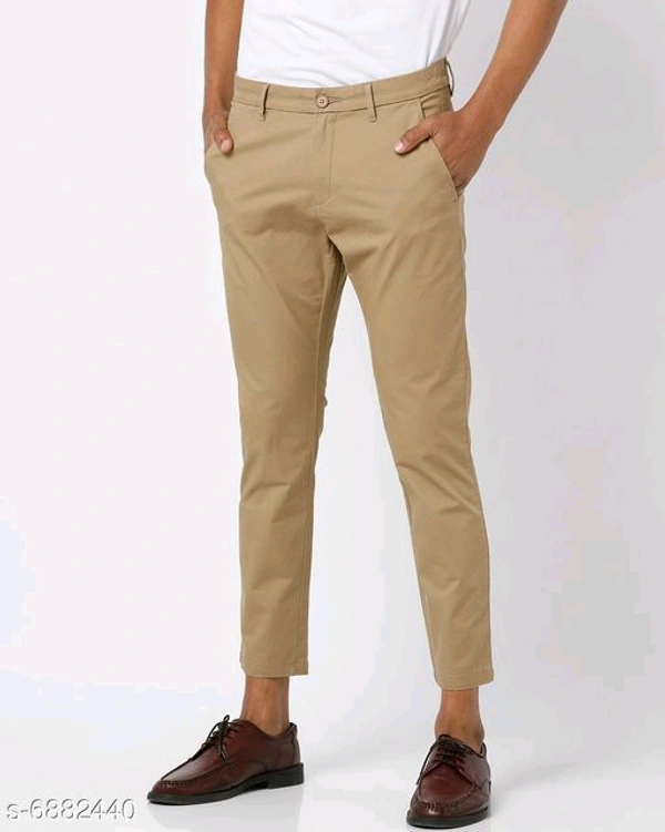 Regular Fit Men's Trousers - Skin, 32