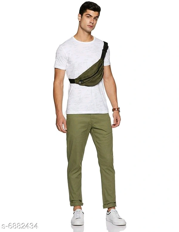 Regular Fit Men's Trousers - Green, 30