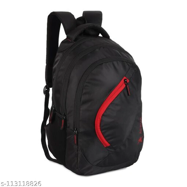 Trendy RedBlack 35 LTR Unisex Waterproof Backpack/SchoolBagName: Trendy RedBlack 35 LTR Unisex Waterproof Backpack/SchoolBagProduct - Black, Free Size
