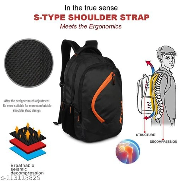 Trendy RedBlack 35 LTR Unisex Waterproof Backpack/SchoolBagName: Trendy RedBlack 35 LTR Unisex Waterproof Backpack/SchoolBagProduct - Black, Free Size
