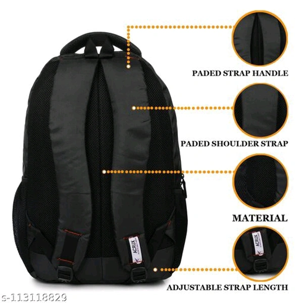 Trendy RedBlack 35 LTR Unisex Waterproof Backpack/SchoolBagName: Trendy RedBlack 35 LTR Unisex Waterproof Backpack/SchoolBagProduct - Black, Free Size