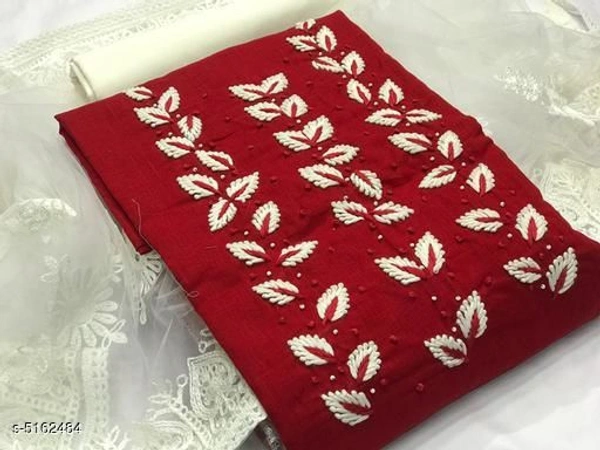 Graceful Salwar Suits & Dress Material - Red, Un Stitched