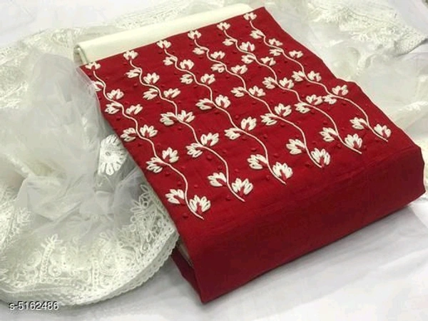 Graceful Salwar Suits & Dress Material - Red, Un Stitched