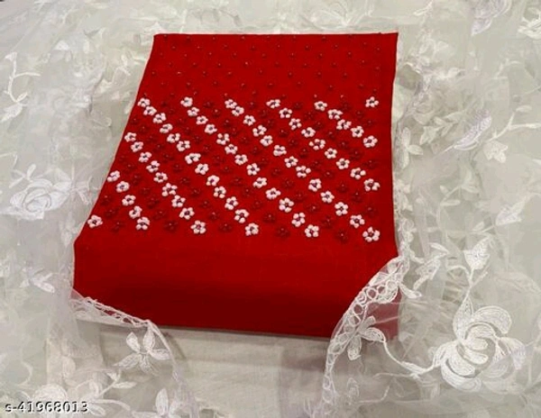 Graceful Salwar Suits & Dress Material - Red, Un Stitched