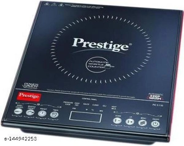 Prestige PIC 3.1 v3 Induction Cooktop  (Black, Push Button) - Free Size