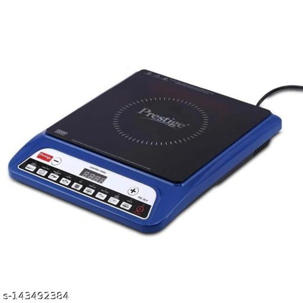 Prestige PIC 20 1200 Watt Induction Cooktop with Push Button (Blue) - Free Size