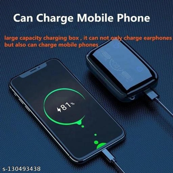 New Trending Wireless Earphone Mobile phone power bank Waterproof Stereo Earbuds - Free Size