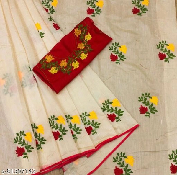 Aishani Fashionable Sarees - Creamy, Free Size