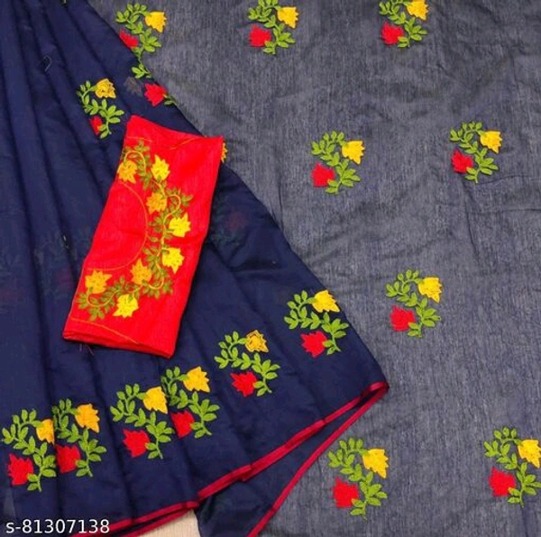 Aishani Fashionable Sarees - Nevy Blue, Free Size