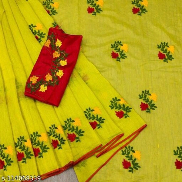 Aishani Fashionable Sarees - Yellow, Free Size