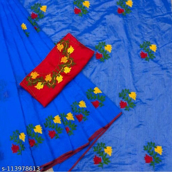 Aishani Fashionable Sarees - Blue, Free Size