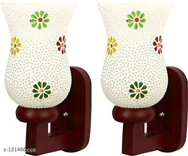 ZSQUAREHP Fancy Decorative Wall Night Light Lamp Pack of 2 - Free Size