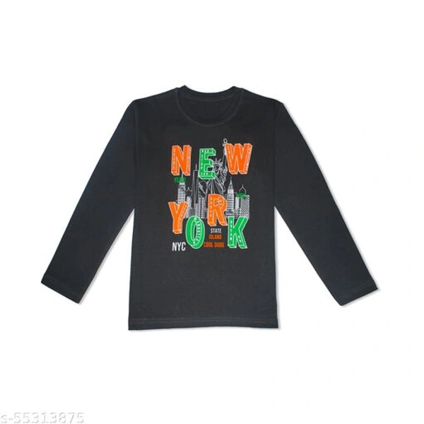 Boys Multicolor Cotton Tshirts & Polos Pack Of 5 - Multi Colour, 2-3 Years