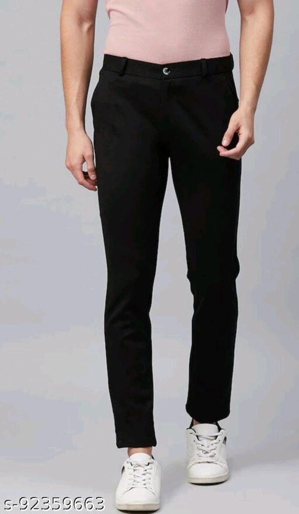 MENS LYCRA PENT - Black, 30