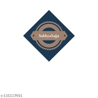 SabhyaSajja Women Rayon Printed and Gotta Work Straight Kurta Pant With Dupata - M