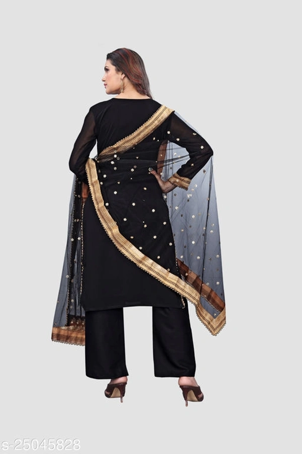 Aagyeyi Graceful Women Kurta Sets - Black, L