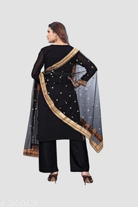 Aagyeyi Graceful Women Kurta Sets - Black, XL