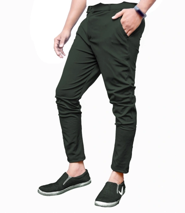 Knit Vey Slim Fit Men Multicolor Trousers - 32