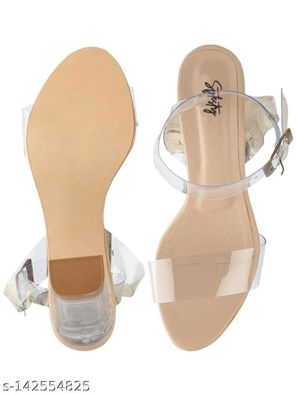 Stylestry Women Cream Solid Sandals - IND-8