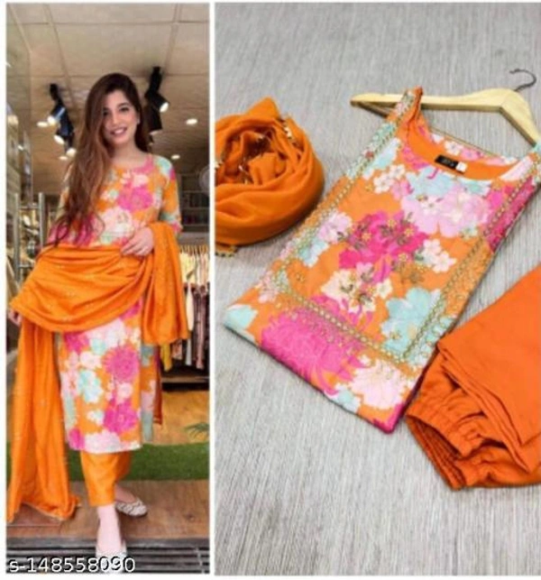 Dupatta Sets - Orenge, M
