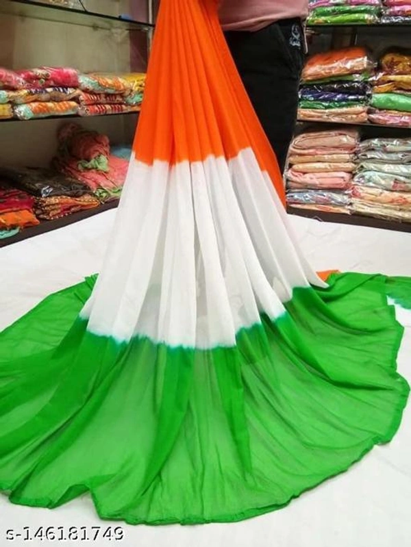TIRANGA SAREE - Free Size