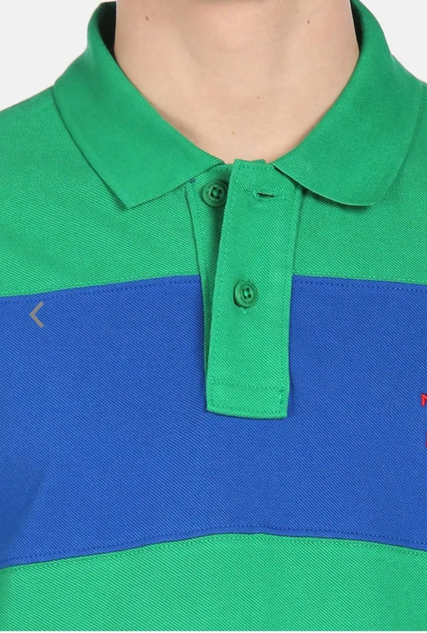 Green And Blue Tshirt For Man - S