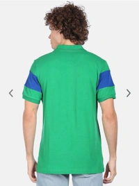 Green And Blue Tshirt For Man - L
