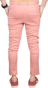 Knit Vey Slim Fit Men Multicolor Trousers - 30