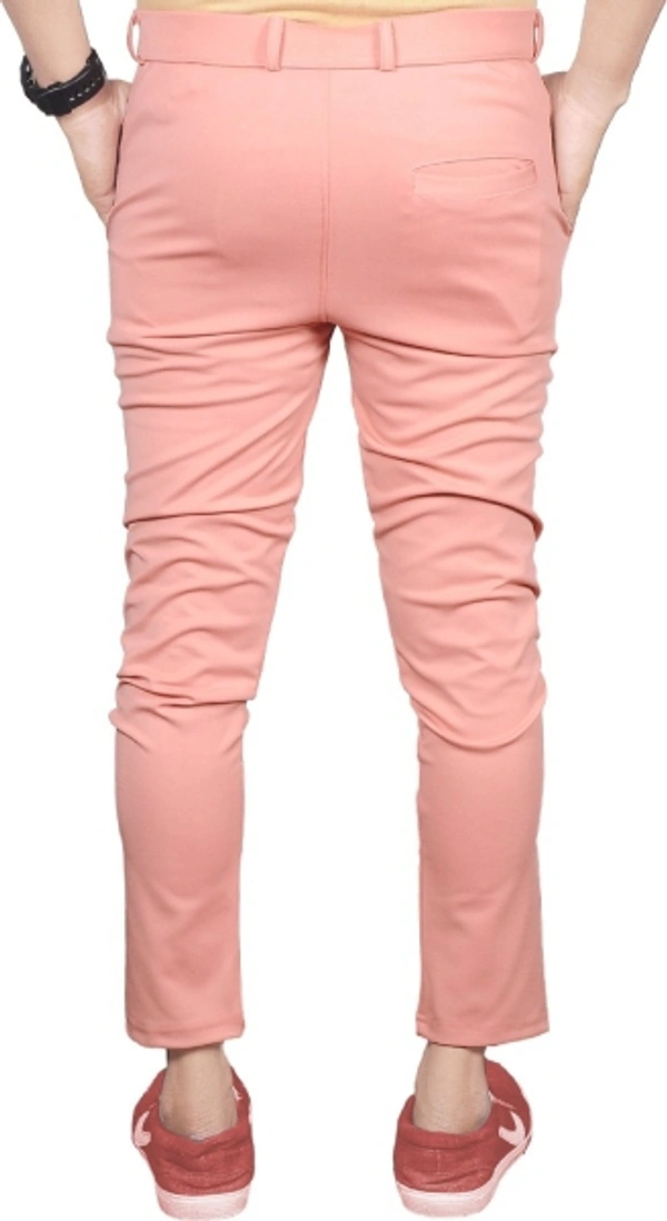 Knit Vey Slim Fit Men Multicolor Trousers - 32