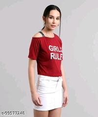 Classic Feminine Women Tops & Tunics - Black, M