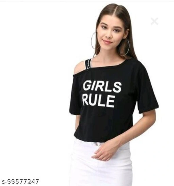 Classic Feminine Women Tops & Tunics - Black, XL