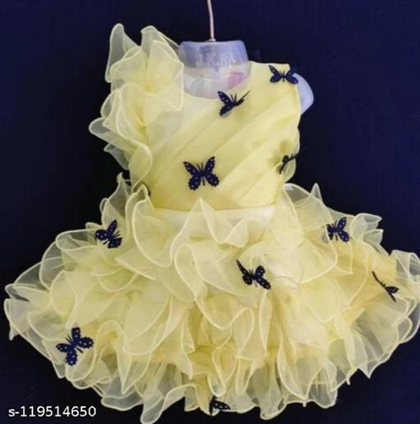 girls classy frocks - Amber, 6-9 Months