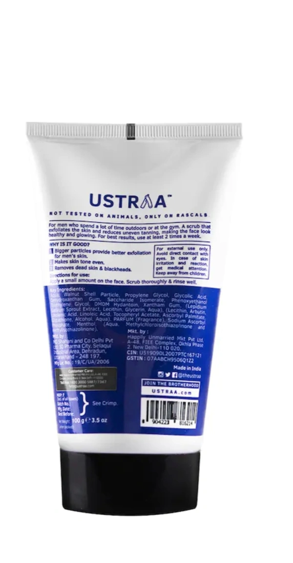 Set of Detan Face Cream & De-tan Face Scrub - Free Size