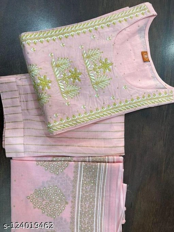 100% Pure Rayon Kurta Pant Duppata Set For Women  - XL