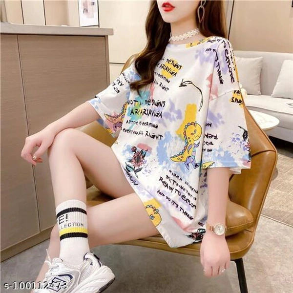  Stylish Loose Fit t shirt for women - XL