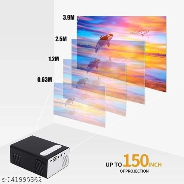 Projector Best Quality 300 Led Pro Version  - Free Size