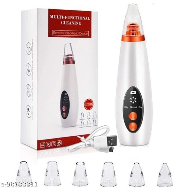 6 in 1 Multi-function Beautiful Skin Care Expert Acne Pore Cleaner Vacuum Blackhead Remover Kit - Free Size