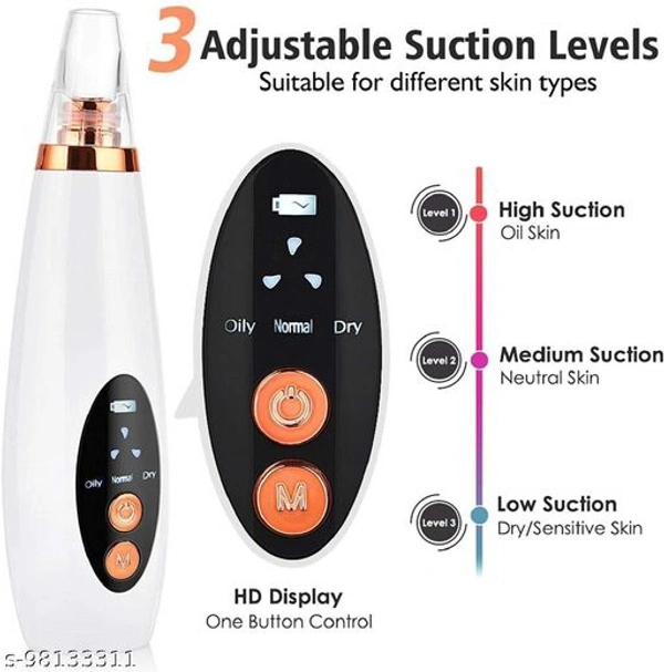 6 in 1 Multi-function Beautiful Skin Care Expert Acne Pore Cleaner Vacuum Blackhead Remover Kit - Free Size