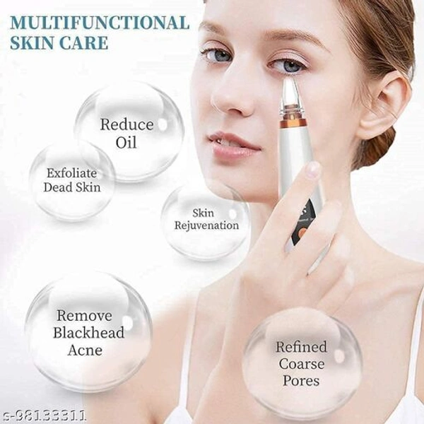 6 in 1 Multi-function Beautiful Skin Care Expert Acne Pore Cleaner Vacuum Blackhead Remover Kit - Free Size