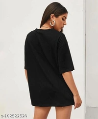 Oversized cotton printed Tshirt - L