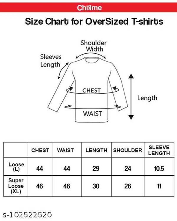 Oversized cotton printed Tshirt - XXL